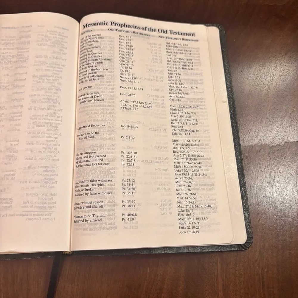 Holy Bible KJV UltraThin Reference Concordance Black Bonded Leather Holman‎ 1999